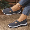Women's Breathable Mesh Casual Sneakers – Soft Sole Low Top Casual Mesh Sneakers Axl dark grey 41