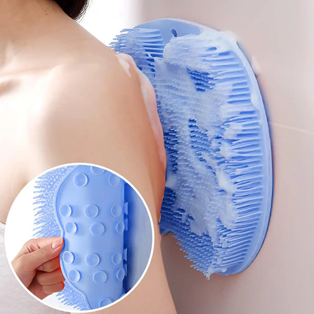 Silicone Shower Foot Scrubber Mat – Non-Slip Bath Massage Silicone Bath Scrubber Axl