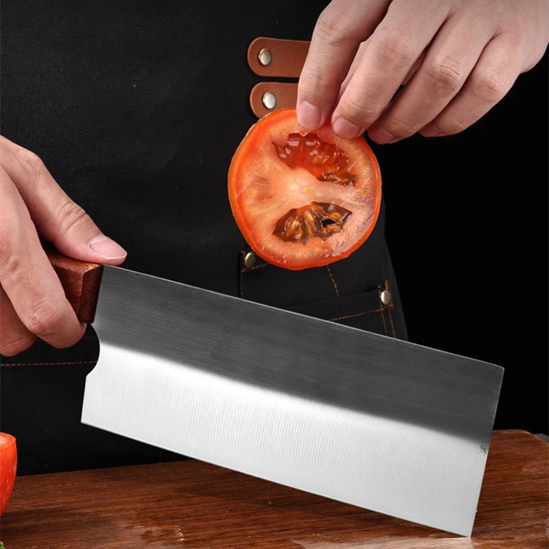 JYi Full Tang Chinese Chef Knife – Sharp Stainless Steel Blade Chef Kitchen Knife Axl