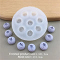 3D Fruit Silicone Mold – Blueberry Raspberry Candle & Baking Craft Silicone Mold Axl Blueberry Mold L