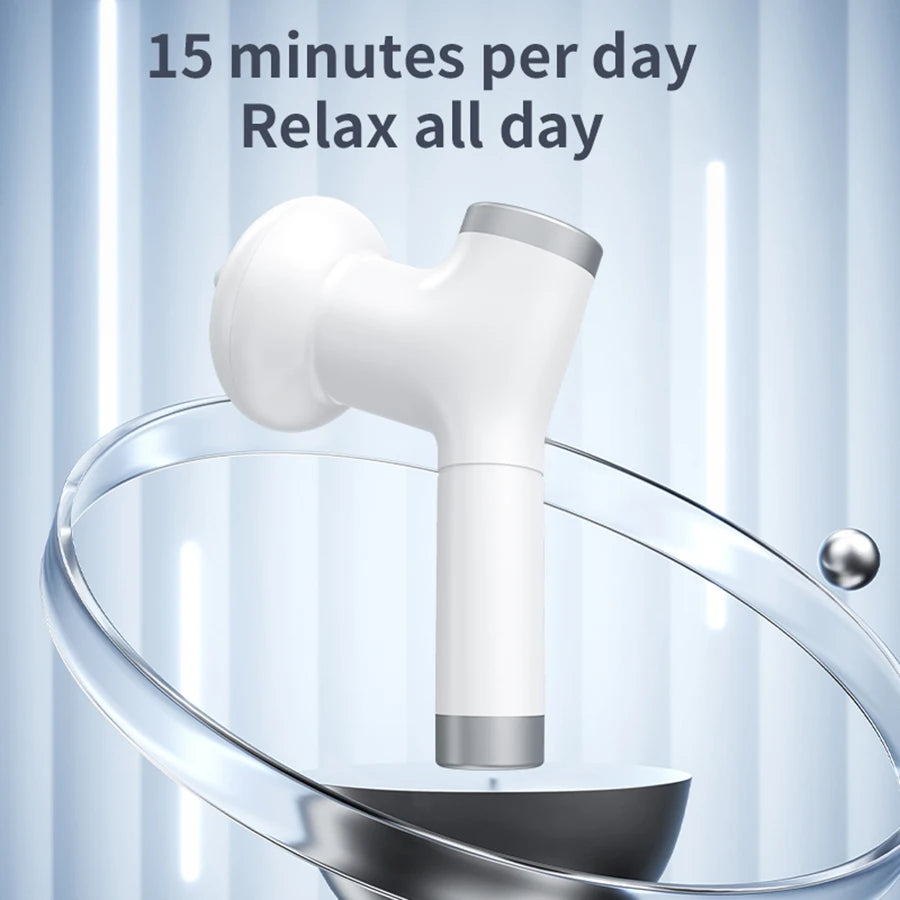 USB Body Massager – 8 Levels & 5 Massage Heads Handheld Body Massager Axl