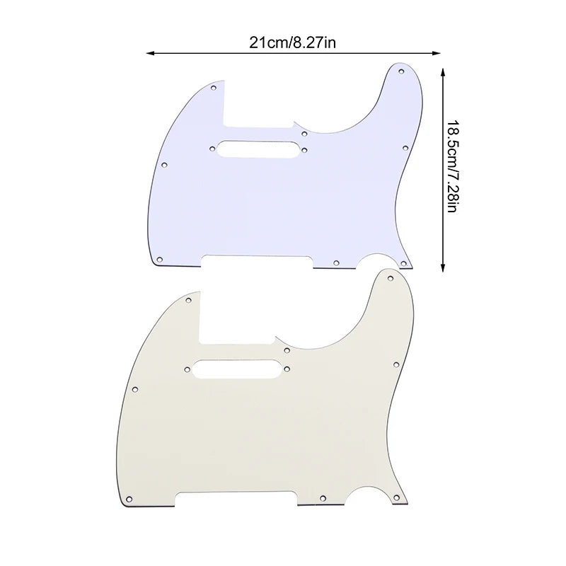 Telecaster Guitar Pickguard Scratch Plate 3-Ply with Screws Guitar Pickguard Axl