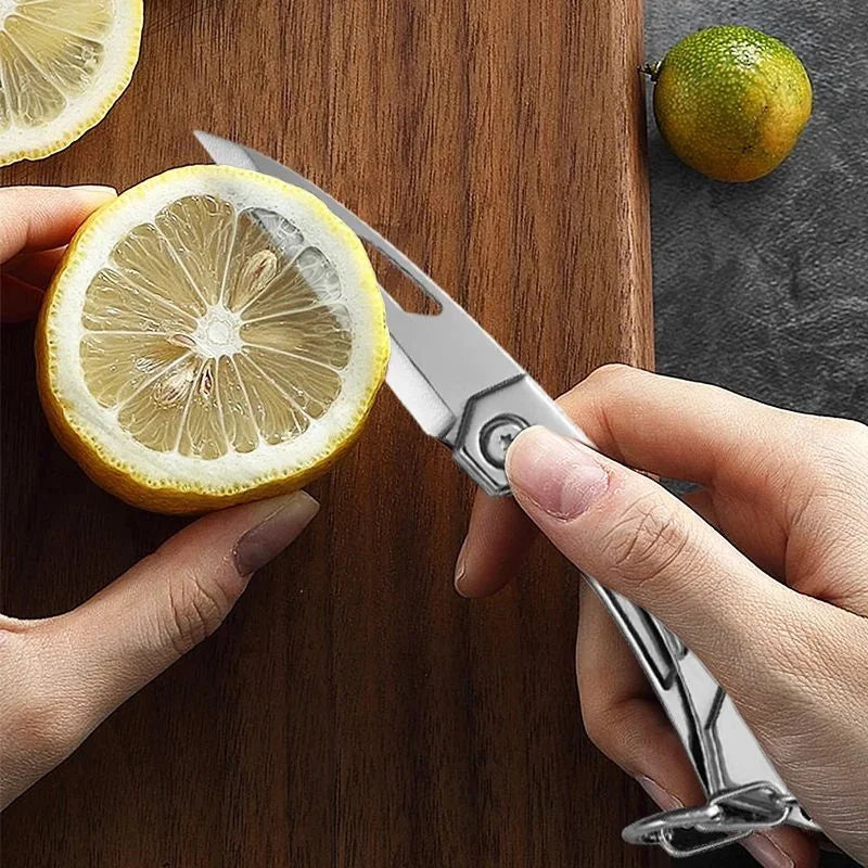 Stainless Steel Fruit Knife – Compact 13.5cm Multi-Use Blade Fruit Knife Axl