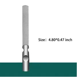 Double-Sided Stainless Steel Nail File – Professional Nail Care Nail File Axl 4.80 inch