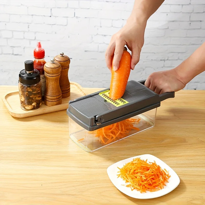 KEMORELA 14-in-1 Vegetable Chopper, Slicer & Dicer Vegetable Chopper Axl