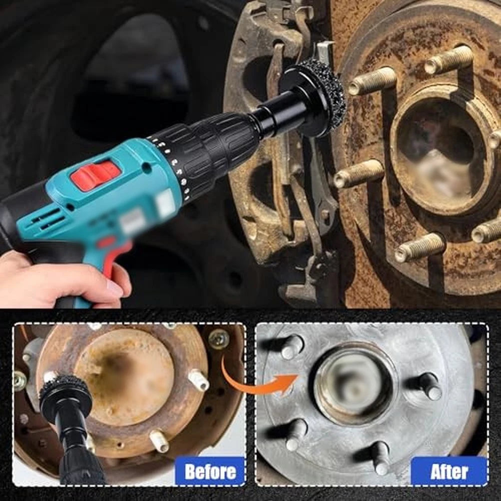 Wheel Hub Cleaning Kit – Rim & Brake Rust Removal Drill Tool Wheel Hub Cleaning Kit Axl China Mainland