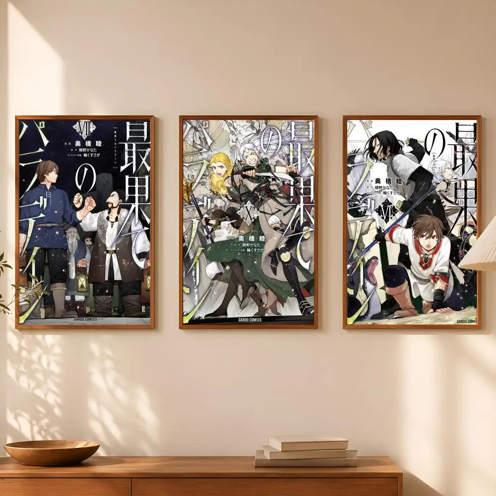 Faraway Paladin Anime Poster – Self-Stick HD Wall Art Decor Anime Wall Poster Axl