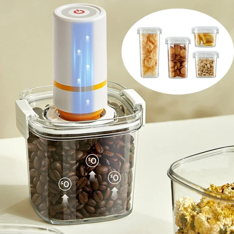 Vacuum Sealed Airtight Storage Canister – Coffee, Tea & Grains Airtight Storage Canister Axl