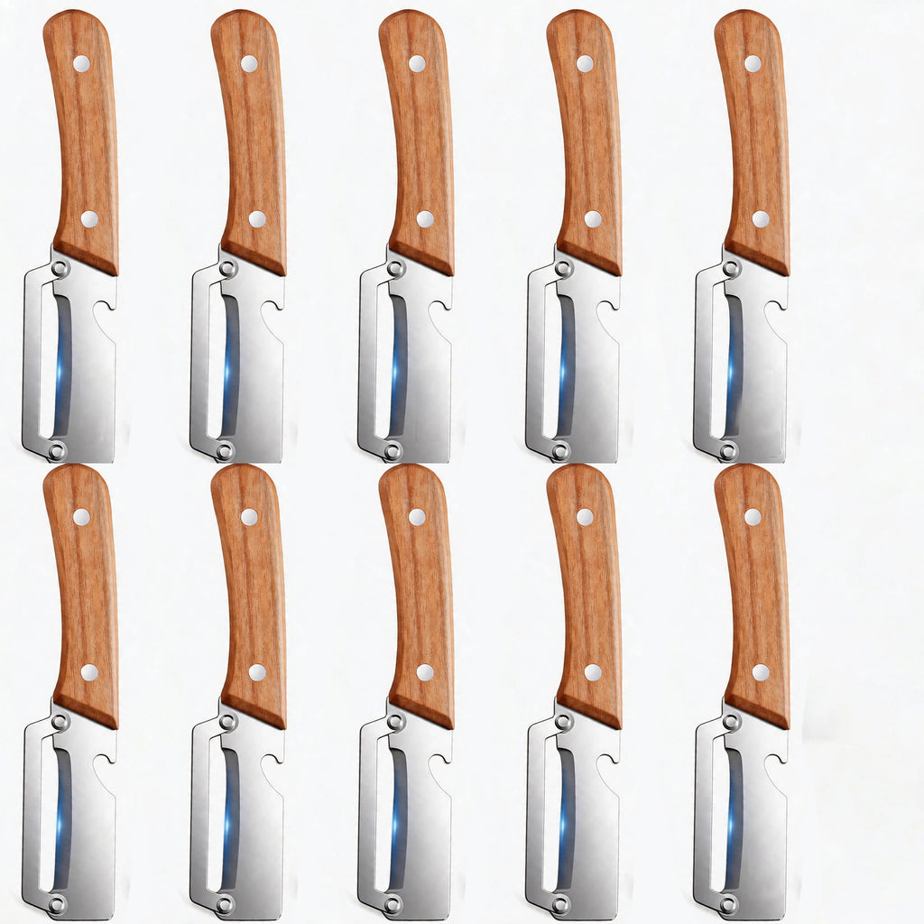 Stainless Steel Peeler with Redwood Handle | Fruit & Veg Fruit & Veg Peeler Axl 10pcs
