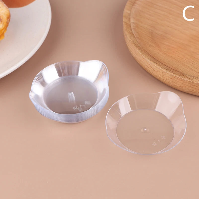 10-Pack Mini Transparent Dessert Cups – Mousse & Appetizer Plates Dessert Cup Set Axl C