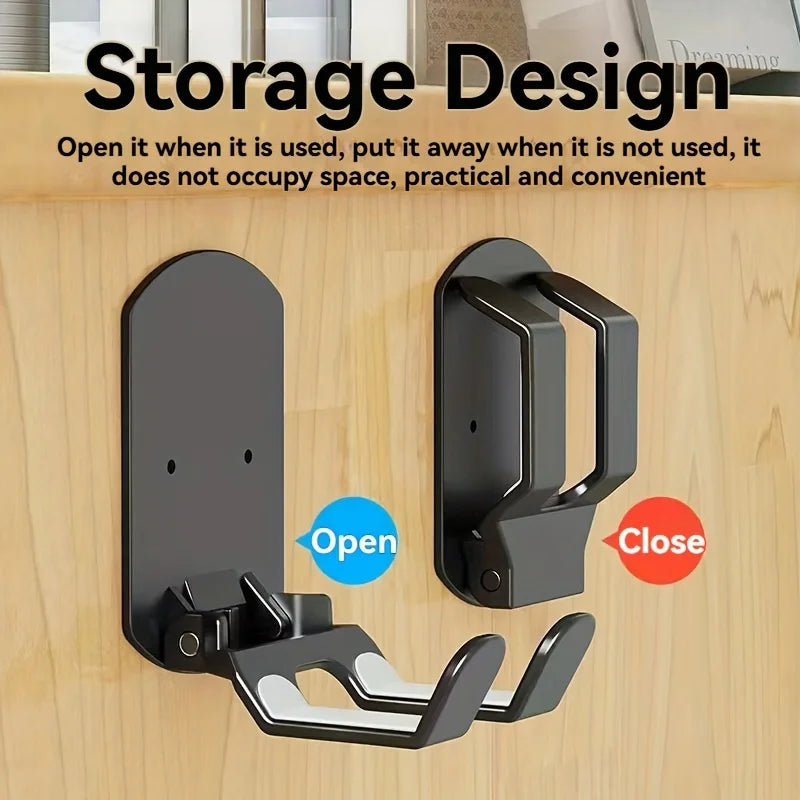 Foldable Wall-Mount Game Controller Storage Rack – 1 or 2 Pack Controller Storage Rack Axl