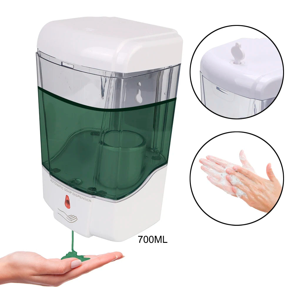 Touchless IR Sensor Soap Dispenser 700ml – Wall Mount Soap Dispenser Axl