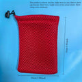 10 Pcs Nylon Mesh Drawstring Pouches – Jewelry & Accessory Bags Mesh Drawstring Pouches Axl Red 10x15cm 10pcs