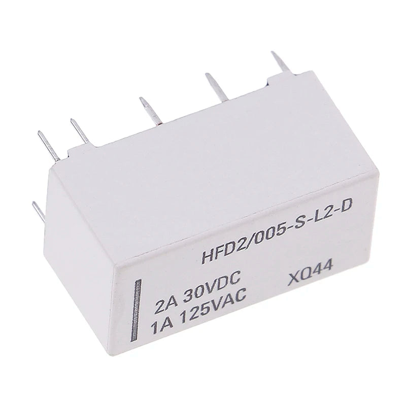 5V Bistable Latching Relay DPDT 2A 30VDC – HFD2/005-S-L2-D Latching Relay Axl