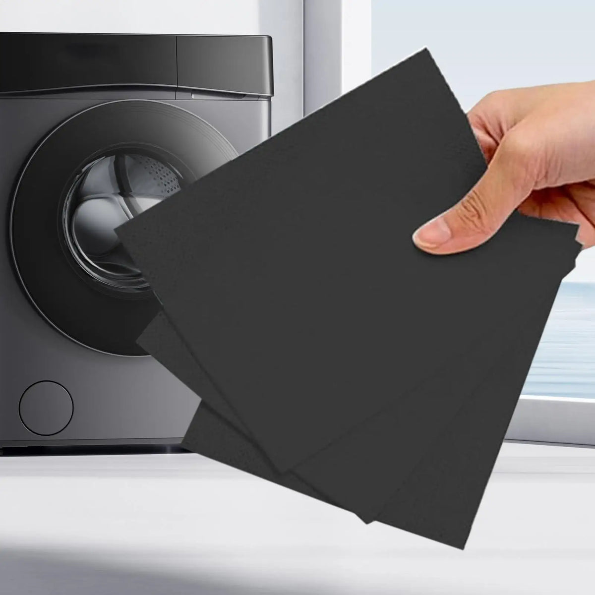 Black Laundry Color Restorer Sheets – 10 Fabric Dye Tablets Laundry Dye Sheets Axl
