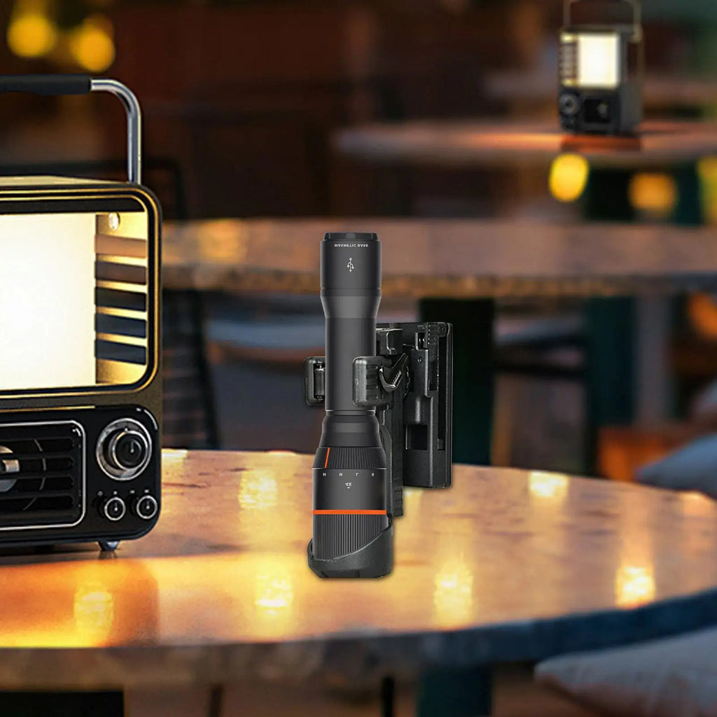 Quick-Release Flashlight Belt Holster | Duty Belt Mount Flashlight Belt Holster Axl