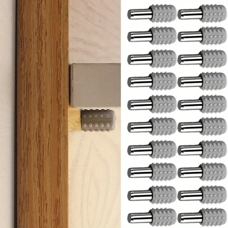 100-Pack Shelf Support Pins with Anti-Slip Sleeves | Cabinet & Wardrobe Shelf Support Pins Axl