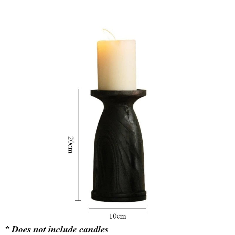 Retro Resin Candle Holders – Modern Home Décor Candlestick Decorative Candle Holder Axl Large