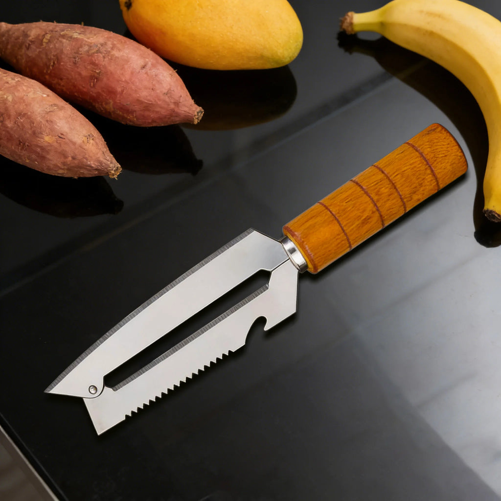 Sugarcane Peeler & Fruit Knife – Sharp Stainless Steel Tool Fruit Peeler Knife Axl
