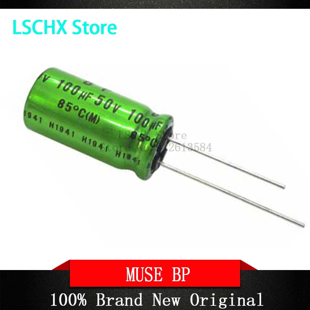 Nichicon MUSE BP ES HiFi Audio Capacitors 10pcs | Non-Polar HiFi Audio Capacitor Axl