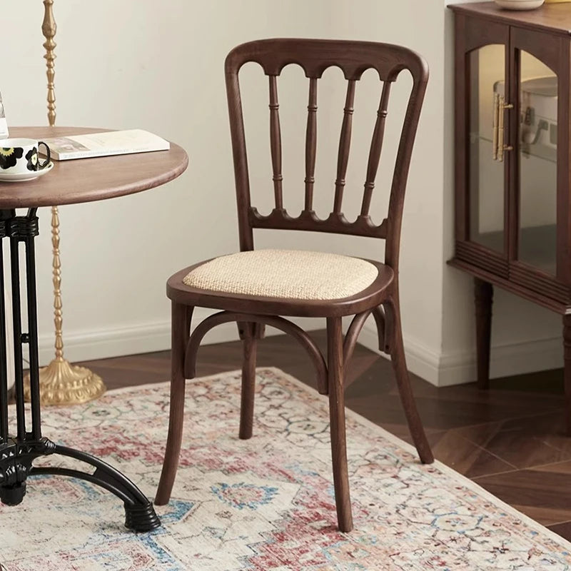 Solid Wood Nordic Dining Armchair – Modern Retro Kitchen Chair Dining Armchair Axl