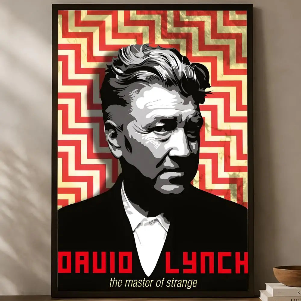 David Lynch Director Wall Art Poster – Self-Stick HD Decor Wall Art Poster Axl White03 60X90cmNoframe