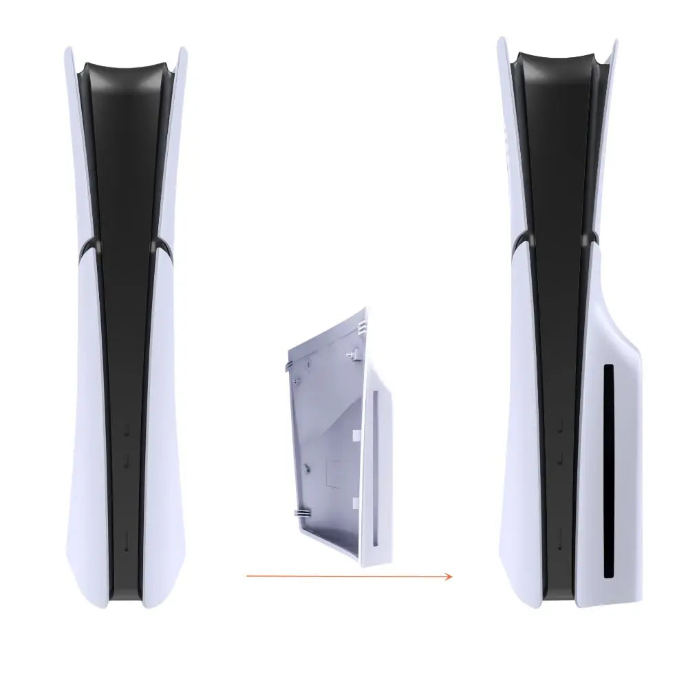 PS5 Slim White ABS Replacement Faceplate – Disc & Digital Console Faceplate Axl