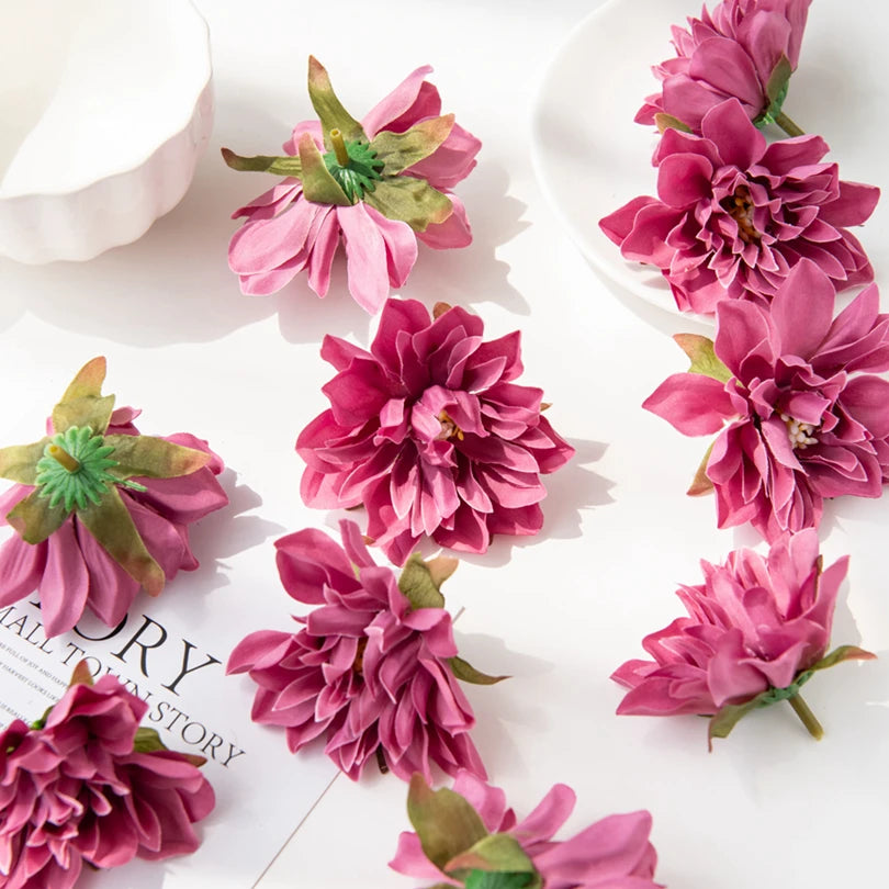 Silk Gerbera Artificial Flowers 40/80 Pcs – Wedding & DIY Decor Artificial Silk Flowers Axl