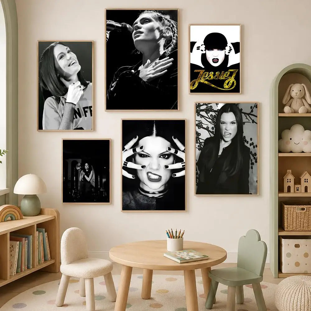 Jessie J HD Wall Poster – Self-Stick Waterproof Home Decor Wall Art Poster Axl