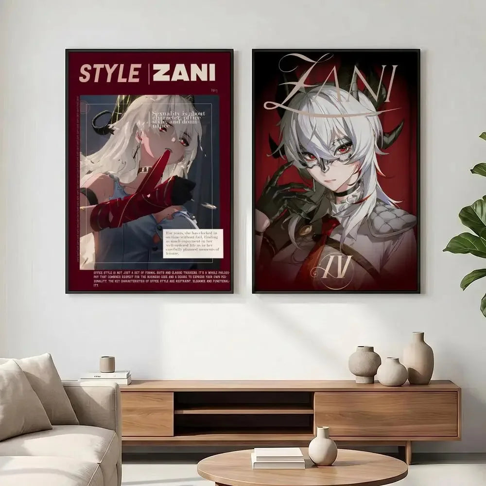 Game Z-Zani HD Art Poster | Waterproof Sticky Wall Decor Wall Art Poster Axl
