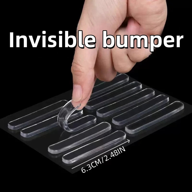 10-Pack Clear Rubber Door Bumper Guards – Wall Protectors Door Bumper Guards Axl