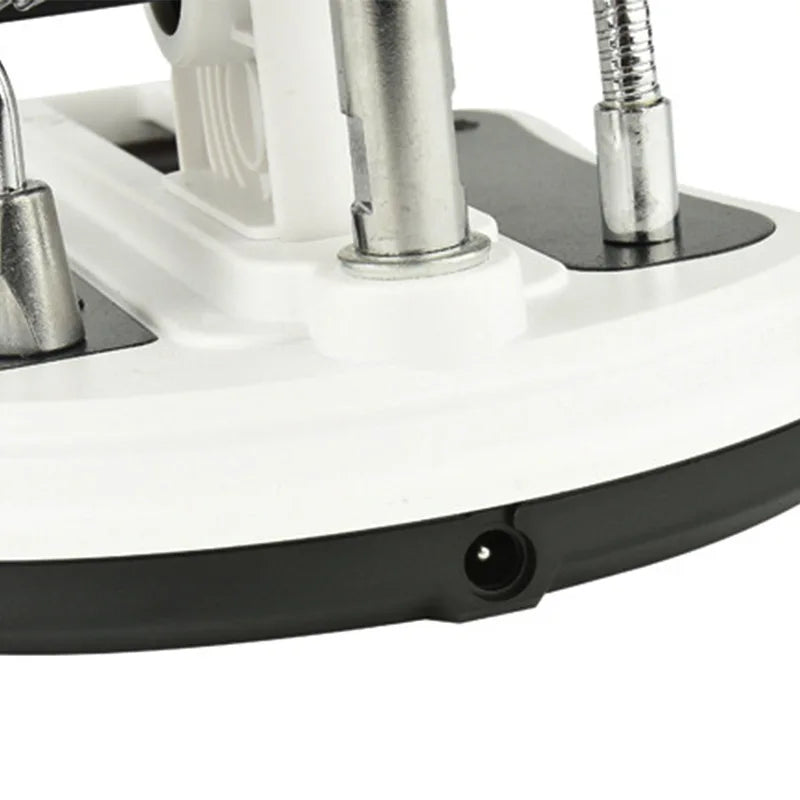 LED Desktop Magnifier & Third Hand Soldering Loupe with Clips Desktop Magnifier Loupe Axl