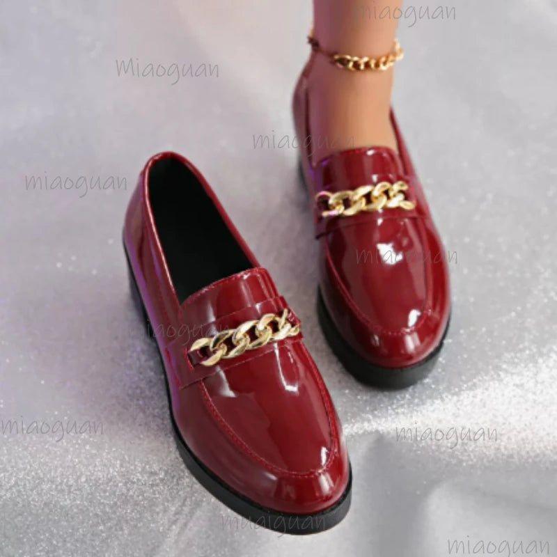 Women's Bowknot Mary Jane Platform Loafers – Slip-On Flats Platform Mary Janes Axl