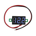 Mini LED Digital Panel Voltmeter DC 4.5V-30V | Red Green Blue Digital Panel Voltmeter Axl Blue