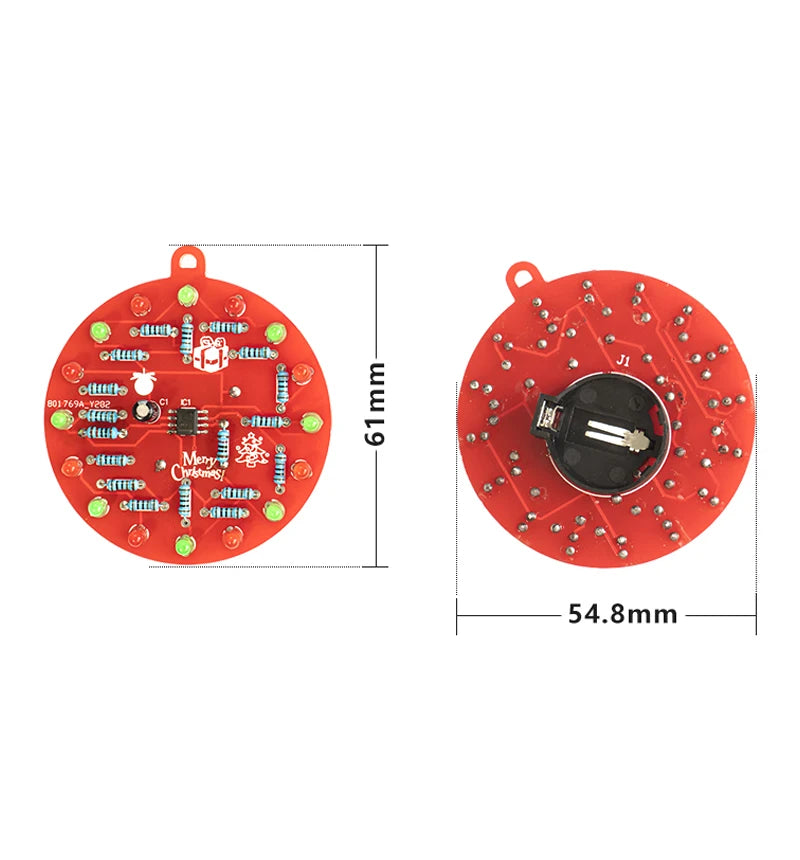 NE555 Christmas Tree DIY Soldering Kit – Flashing LED Lights DIY Soldering Kit Axl
