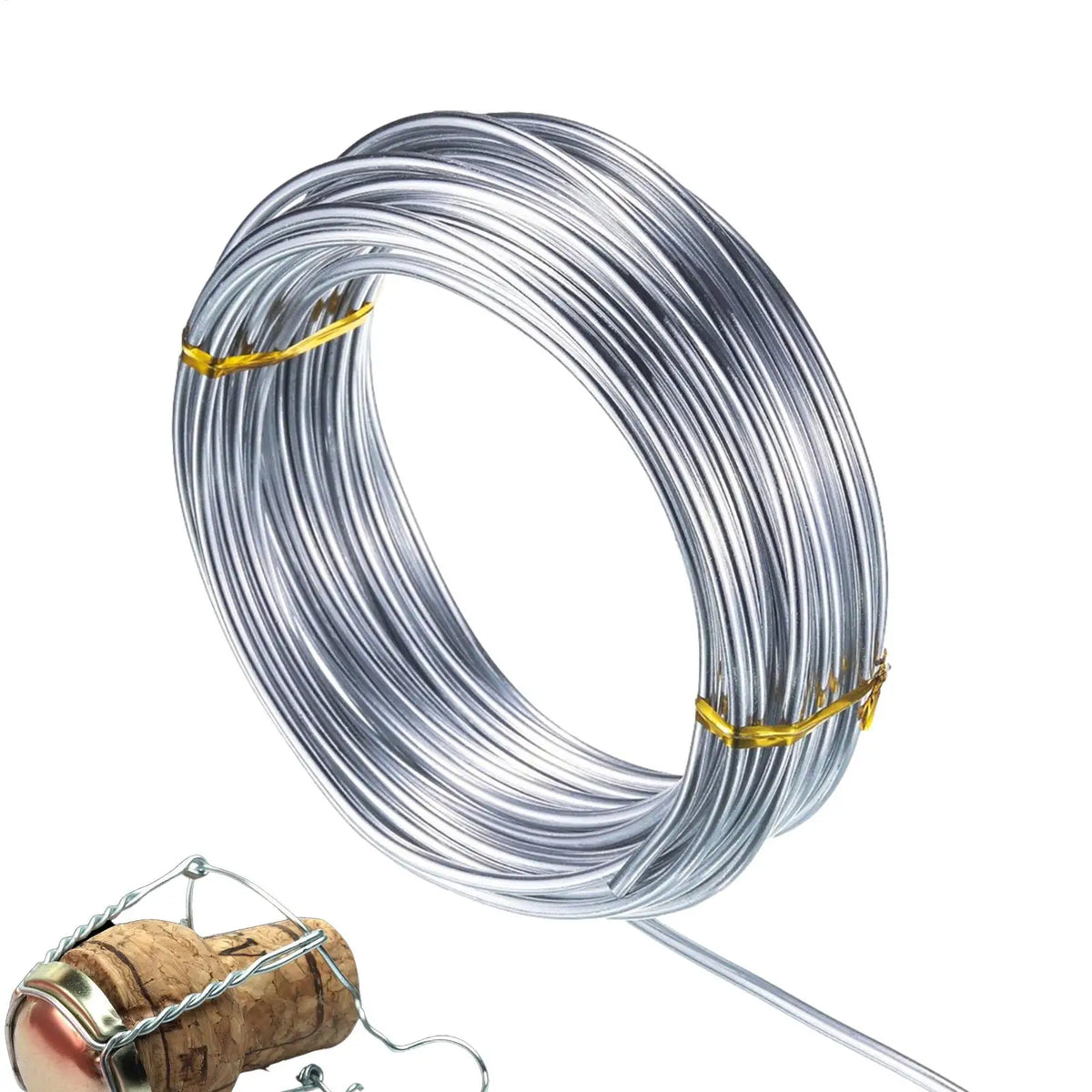 Flexible Aluminum Craft Wire 1mm 1.5mm 2mm – Silver DIY Wire Aluminum Craft Wire Axl