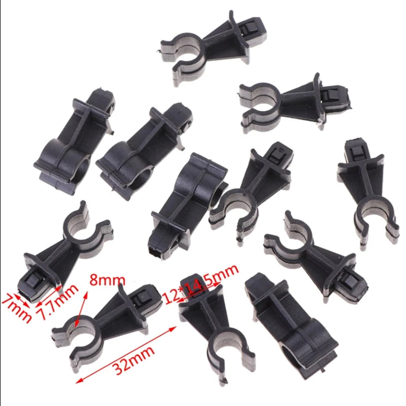 Car Hood Support Rod Retainer Clips Set – 2 or 10 Pcs Hood Support Clip Axl