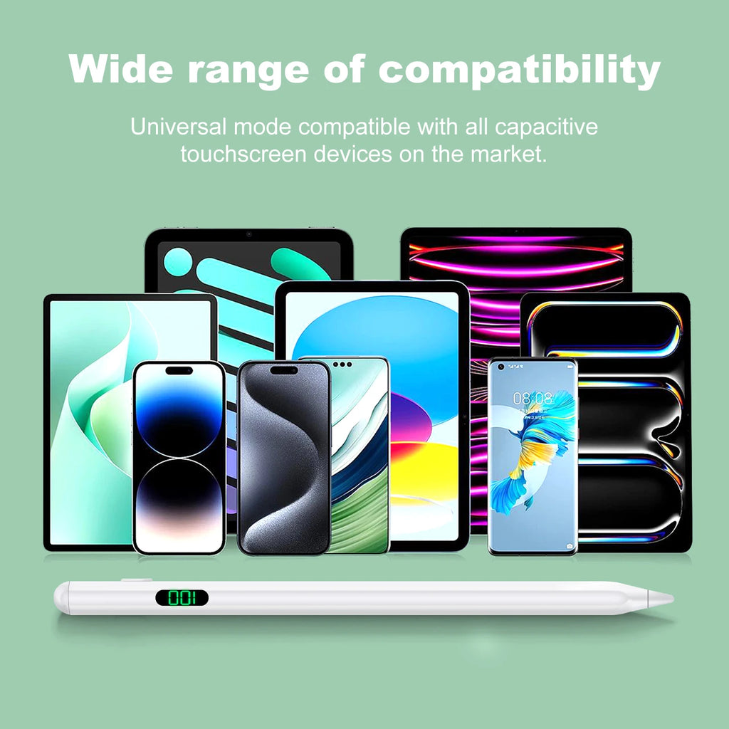 Universal Stylus Pen with LED Display – iPad, Android & Windows Tablet Stylus Pen Axl