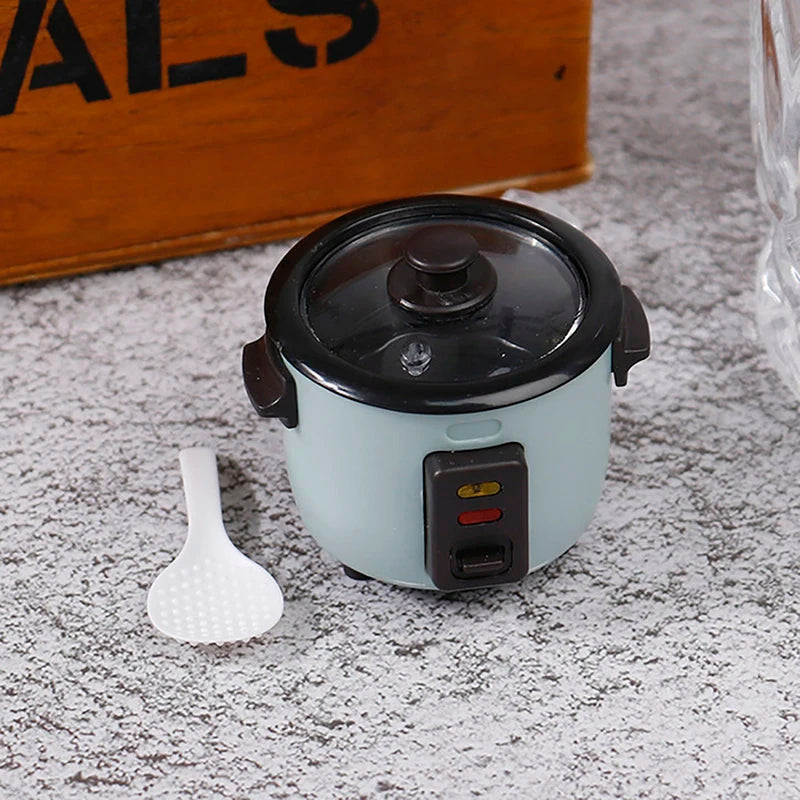 1:12 Dollhouse Miniature Rice Cooker – Kitchen Decor Accessory Dollhouse Accessory Axl B