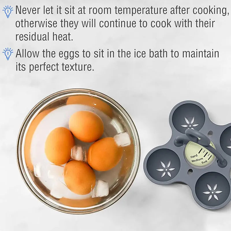 Egg Timer & 4-Egg Holder – Color-Changing Boiling Egg Tool Egg Timer Tool Axl