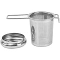 Collapsible Stainless Steel Tea Strainer with Lid | KEMORELA Tea Strainer Axl Silver
