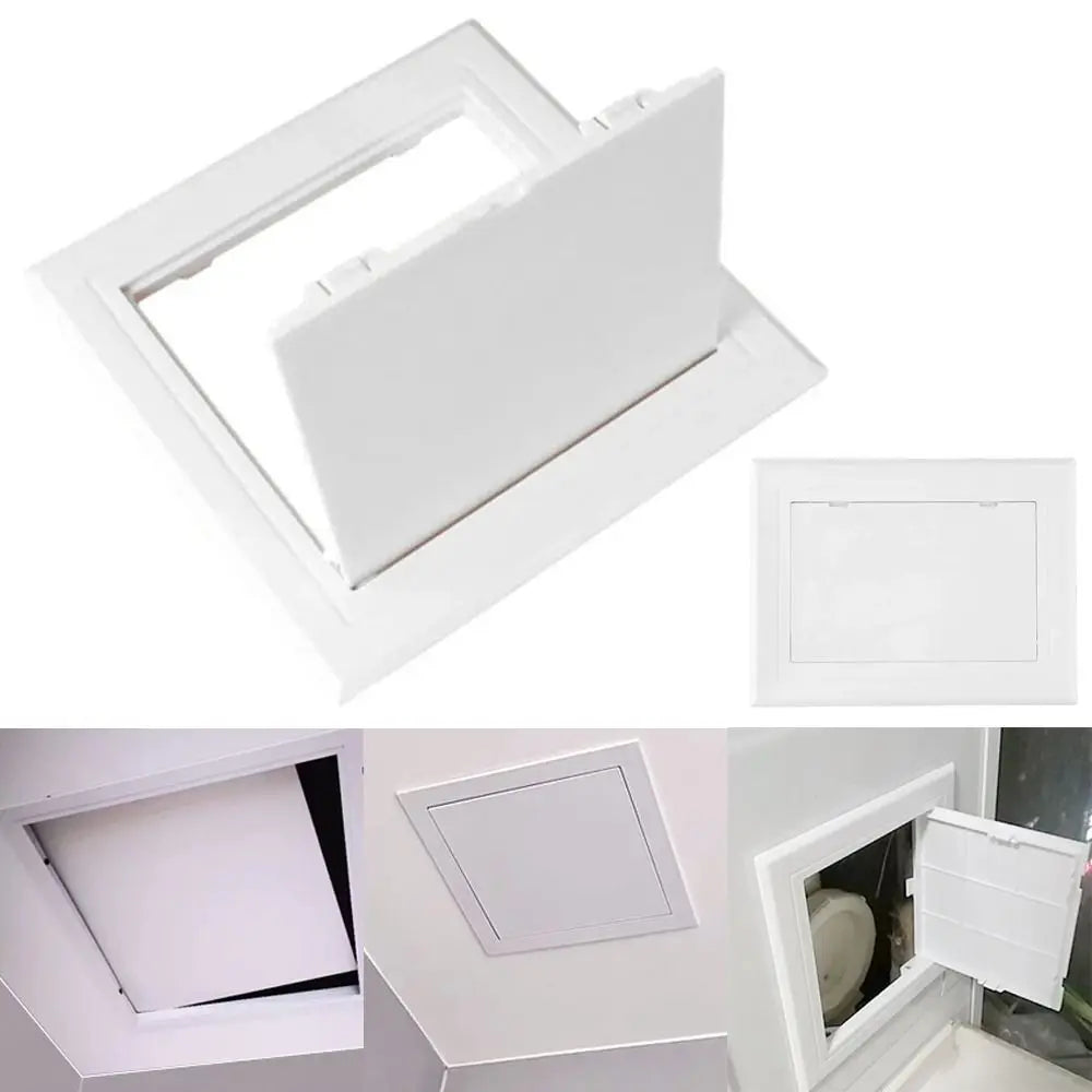 White Hinged Access Hatch Panel – ABS Plastic Wall & Ceiling Access Hatch Panel Axl