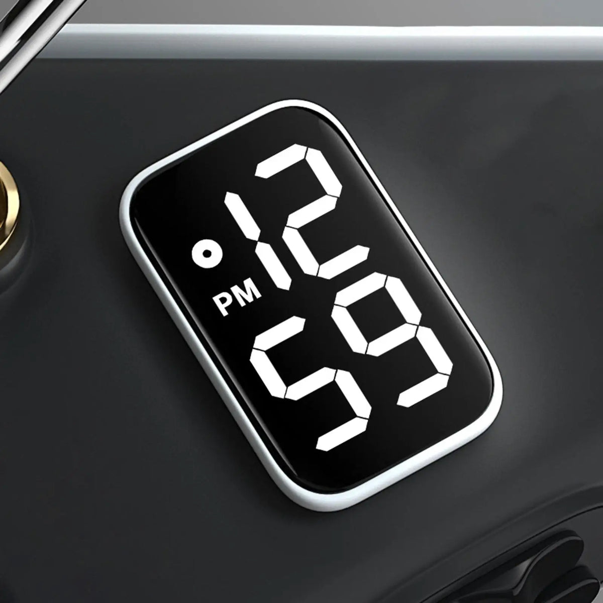 Stick-On Car Dashboard Clock – Waterproof LED Display Dashboard Clock Axl