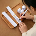 20pc White DIY Graffiti Snap Bracelets – PVC Snap Bands Snap Bracelet Set Axl Default Title
