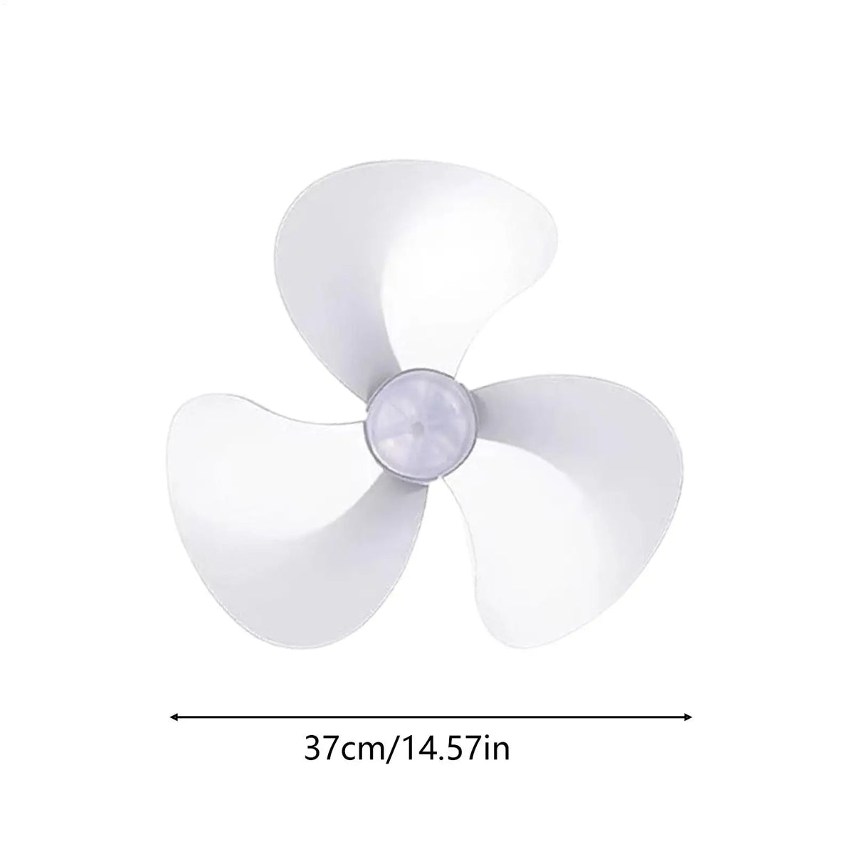 16-Inch Replacement Fan Blade – 3-Leaf PP Plastic for Stand & Desk Fan Fan Blade Replacement Axl