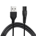 2-Pin Replacement Charger Cable for Electric Shaver & Trimmer Shaver Charging Cable Axl 80cm