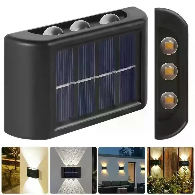 Solar Dusk to Dawn LED Wall Light – Waterproof Outdoor Lamp Solar Wall Light Axl