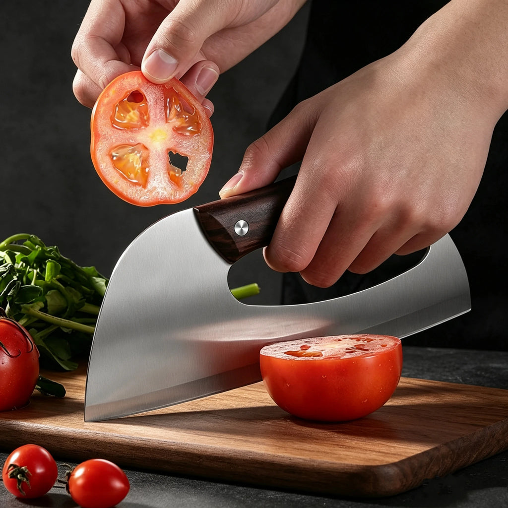 SHENJIU Stainless Steel Meat Cleaver Kitchen Knife Meat Cleaver Knife Axl