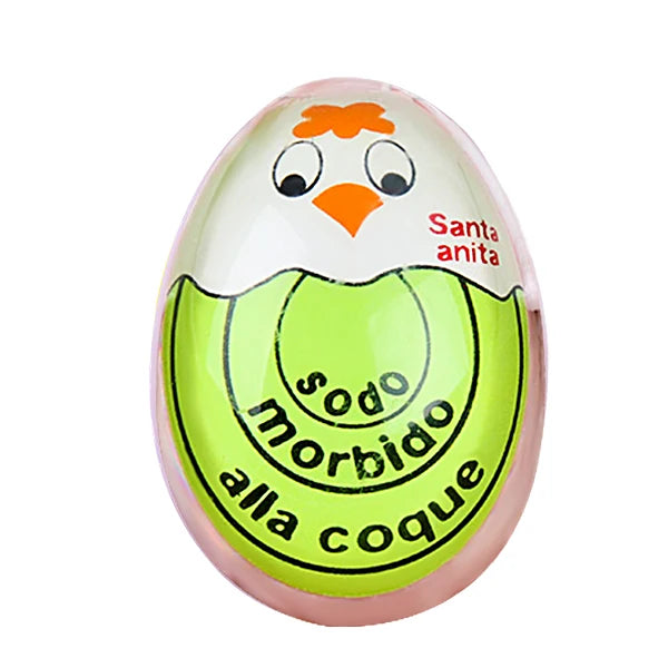 Color Changing Egg Timer – Soft, Medium & Hard Boiled Egg Timer Axl Chick-Green