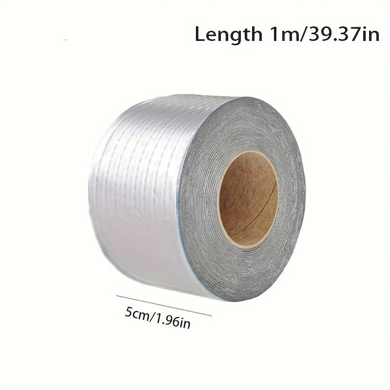 Waterproof Aluminum Foil Tape – High-Temp Duct & Roof Repair Aluminum Foil Tape Axl 1 Roll 5cm 1m